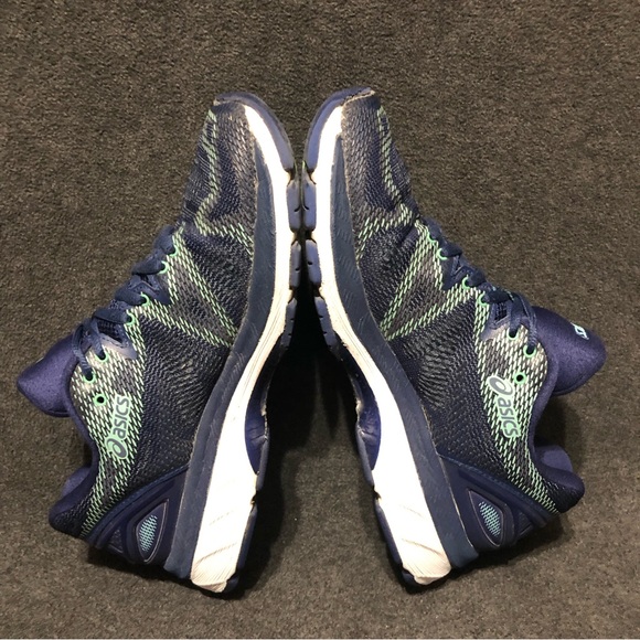 Asics Gel Nimbus 20 Running Shoes Women’s Size 7.5 Athletic Sneakers Blue Green - Picture 7 of 10